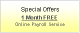 Text Box: Special Offers
1 Month FREE
Online Payroll Service