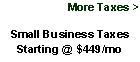 Text Box: More Taxes >
Small Business Taxes Starting @ $449/mo