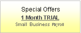 Text Box: Special Offers
1 Month TRIAL
Small Business Payroll